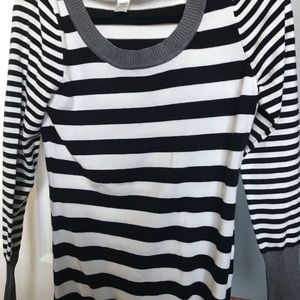 Black & White Striped Shirt